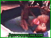 hot babes jelly wrestling